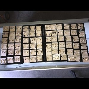 50 pr of vintage jg hook earrings new made in USA